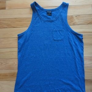 blue pocket tank top
